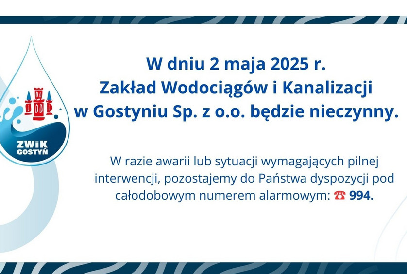 Komunikat - 2 maja 2025 r.